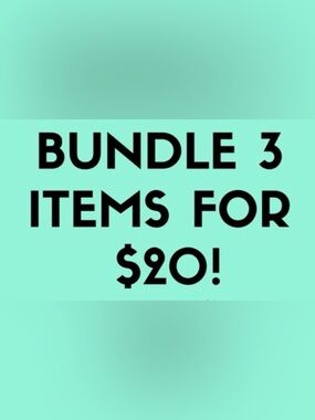 3 for $20 Sale